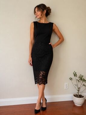 Rinascimento Black Dress